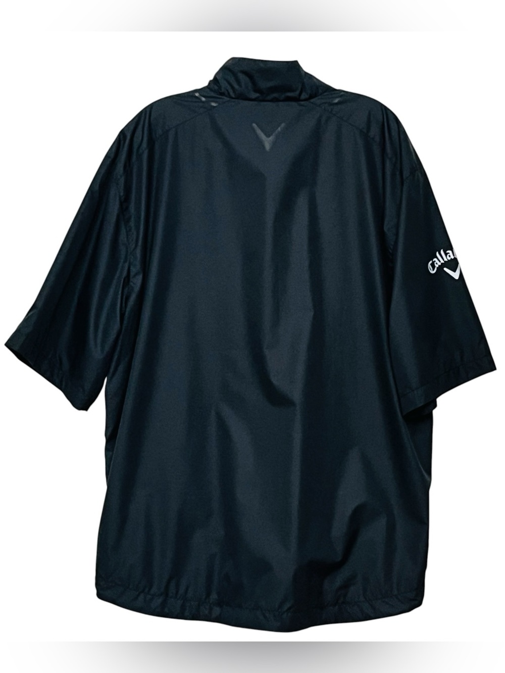 Callaway Windbreaker Jacket XL Black Golf 1/4 Zip Short Sleeve Zip/Pockets NEW - Picture 6 of 15